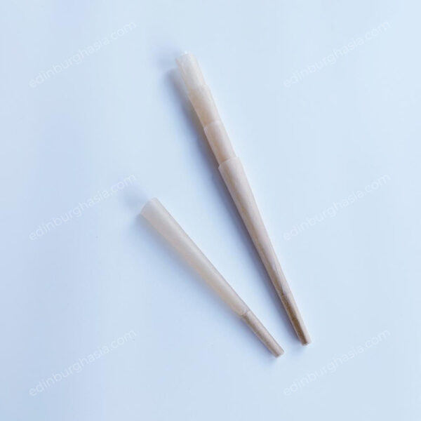 Black Flat Glass Tips For Cigarette Smoking In 9mm Diameter Glass Tips Size