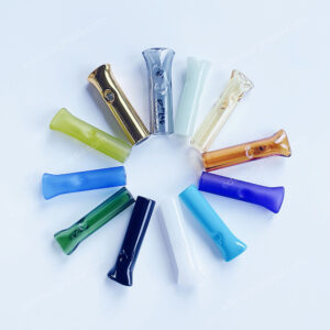 Cone-Shaped Glass Cigarette Tips For Smoking In 12mm Diameter Glass Tips Size