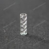 Custom Glass Filter Tips - Twisted Shape - 8 mm x 25 mm - With Plastic Tube - 5 ml