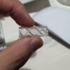 Custom Glass Filter Tips - Twisted - 12 mm x 25 mm - Round - No Lip - With Plastic Tube - 5 ml