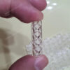 Custom Glass Filter Tips - Twisted - 7 mm x 25 mm - Round - No Lip - With Plastic Tube - 5 ml
